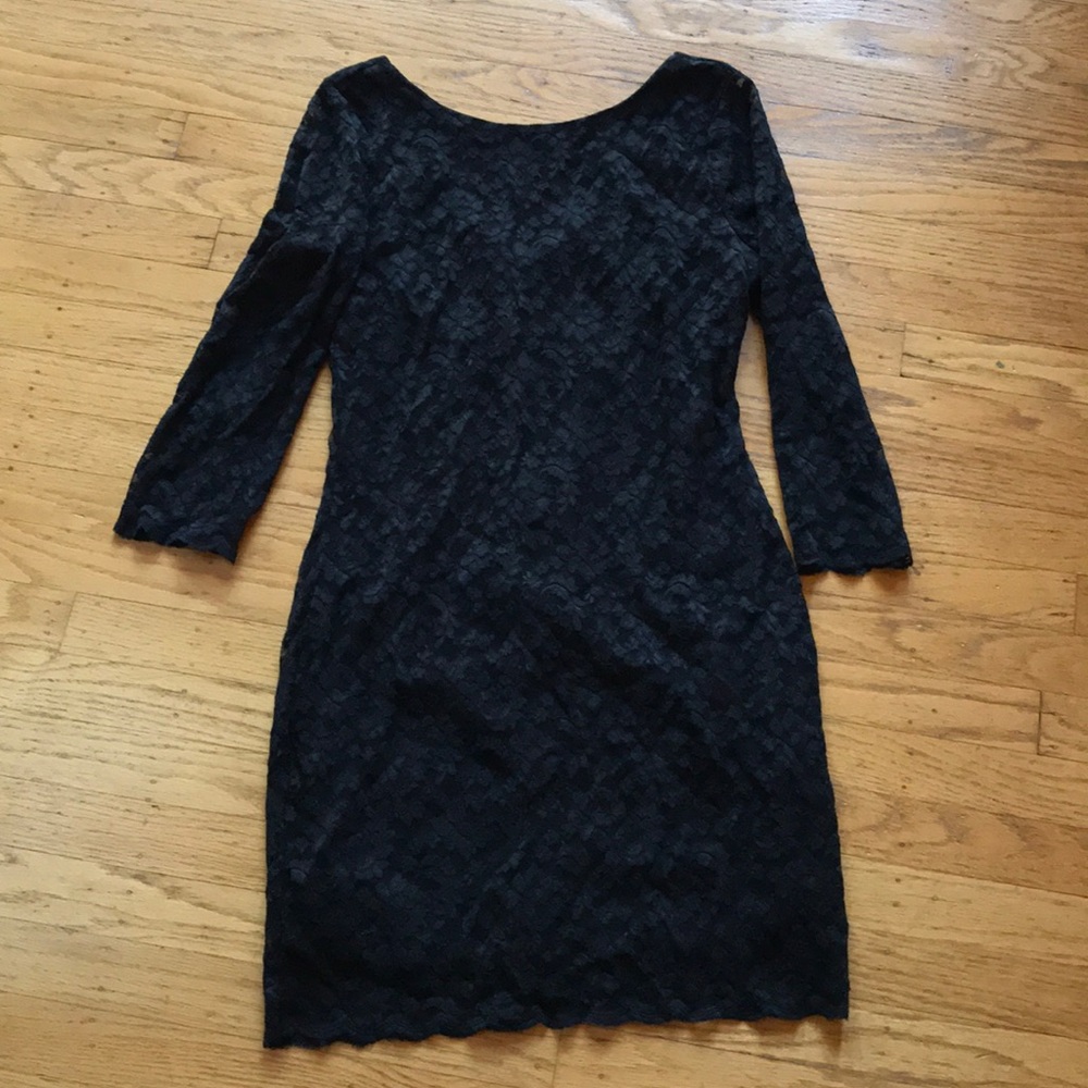 Sexy black dress V Neck Back by Forever 21